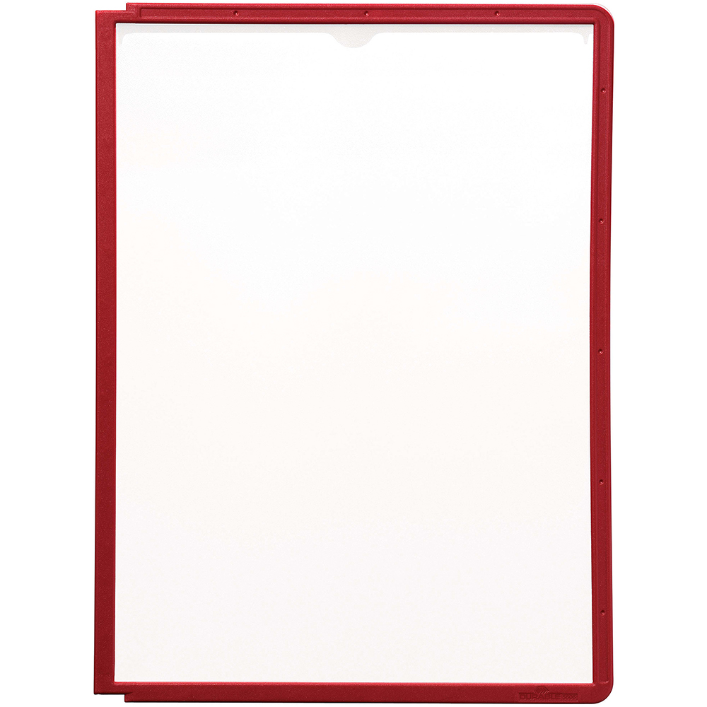Image for DURABLE SHERPA PANEL A4 RED PACK 5 from Axsel Office National