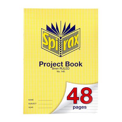 Image for SPIRAX 140 PROJECT BOOK 8MM RULED A4 48 PAGE from Aztec Office National Melbourne