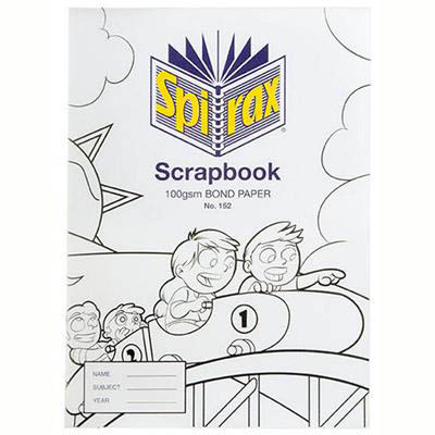 Image for SPIRAX 152 SCRAPBOOK 64 PAGE 100GSM 335 X 245MM WHITE from Axsel Office National