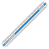 staedtler 561 70-2 mars oval scale ruler 300mm white