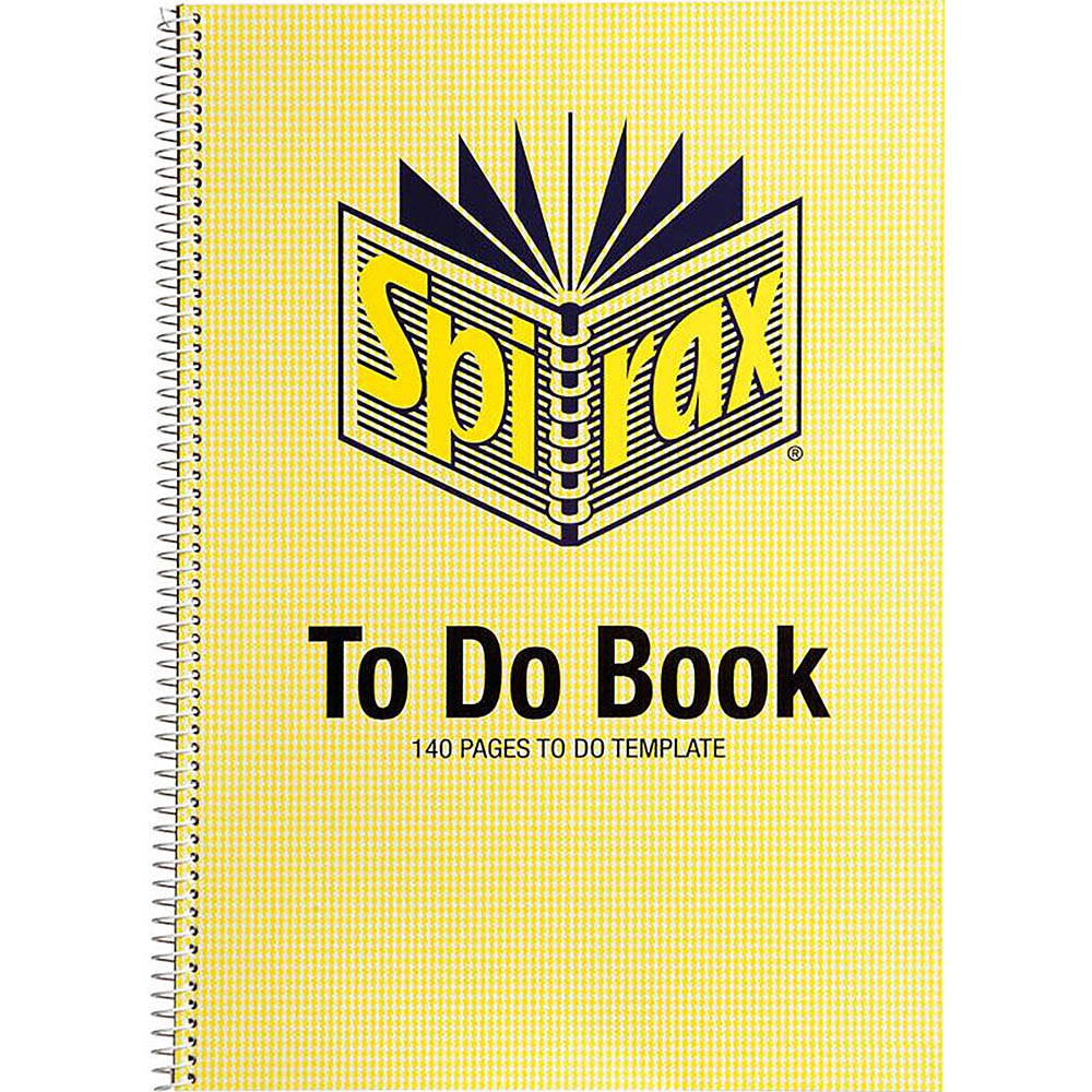 Image for SPIRAX 706 NOTEBOOK TO DO LIST 140 PAGE A4 from Mackay Business Machines (MBM) Office National