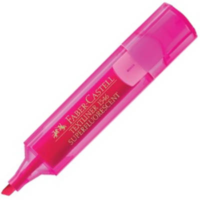 Image for FABER-CASTELL TEXTLINER ICE HIGHLIGHTER CHISEL PINK BOX 10 from Surry Office National