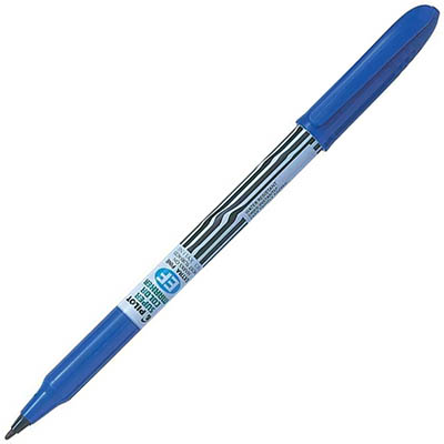 Image for PILOT SCAN-EF SUPER COLOUR PERMANENT MARKER BULLET 0.9MM BLUE BOX 12 from Discount Office National