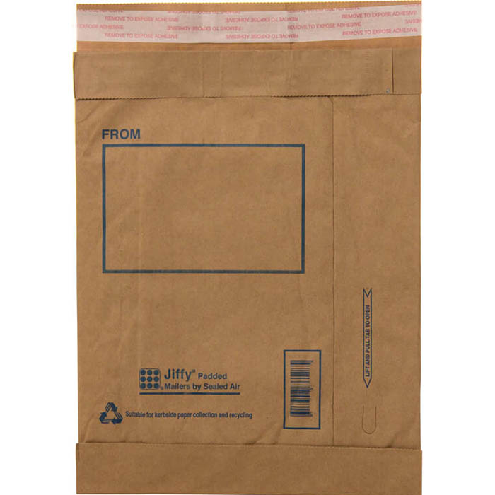 Image for JIFFY PADDED MAILER BAG 300 X 405MM SIZE 6 KRAFT PACK 10 from Our Town & Country Office National