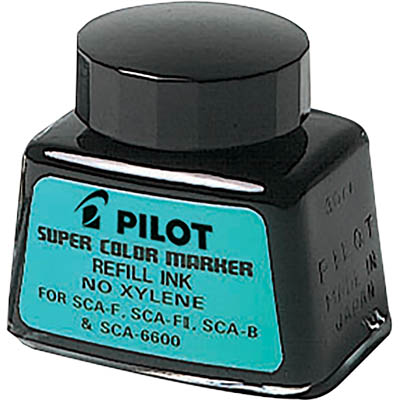 Image for PILOT SCA-RF SUPER COLOUR PERMANENT MARKER REFILL INK 30ML BLACK from Aztec Office National Melbourne
