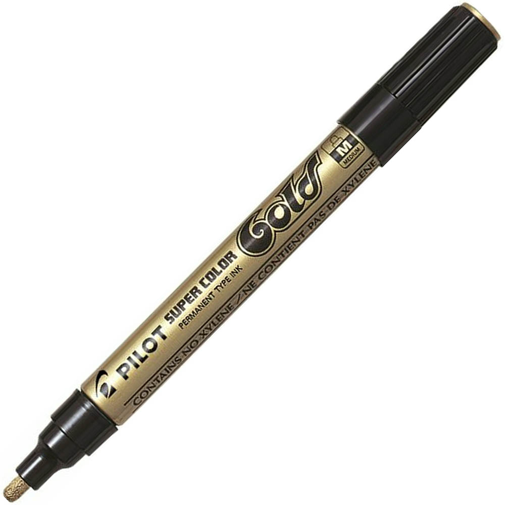Image for PILOT SC-G PERMANENT METYALIC MARKER 2.0MM GOLD from PaperChase Office National