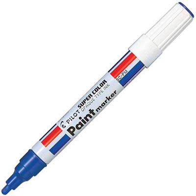 Image for PILOT SC-PM SUPER COLOUR PAINT MARKER BULLET 4.5MM BLUE BOX 12 from Axsel Office National