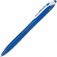 pilot begreen rexgrip retractable ballpoint pen 1.6mm blue