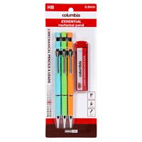 columbia essential mechanical pencil with leads pack 3