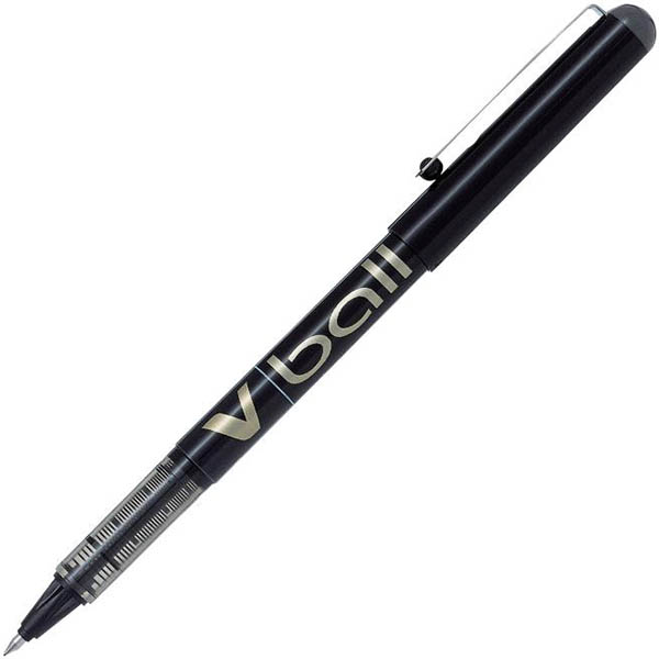Image for PILOT V-BALL LIQUID INK ROLLERBALL PEN 0.5MM BLACK from Emerald Office Supplies Office National