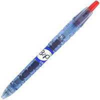 pilot begreen b2p bottle-to-pen retractable gel ink pen 0.7mm red