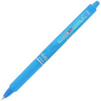 pilot frixion erasable gel ink retractable pen 0.7mm light blue