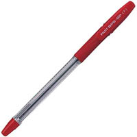pilot bps-gp ballpoint grip stick pen extra broad red