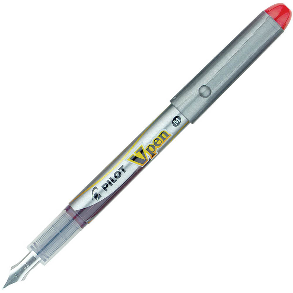Image for PILOT V-PEN DISPOSABLE FOUNTAIN PEN RED from Office National Limestone Coast