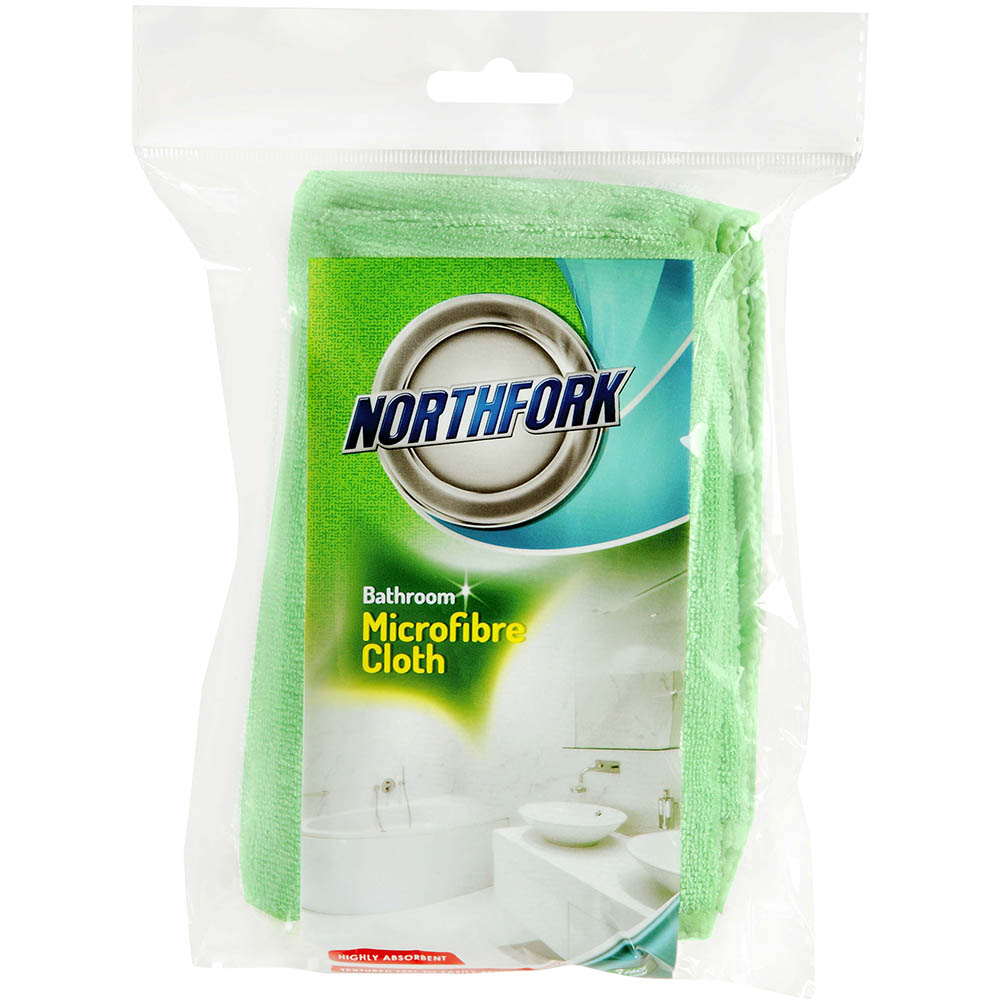 Image for NORTHFORK MICROFIBRE CLOTH BATHROOM PACK 3 from Office National Sydney Stationery