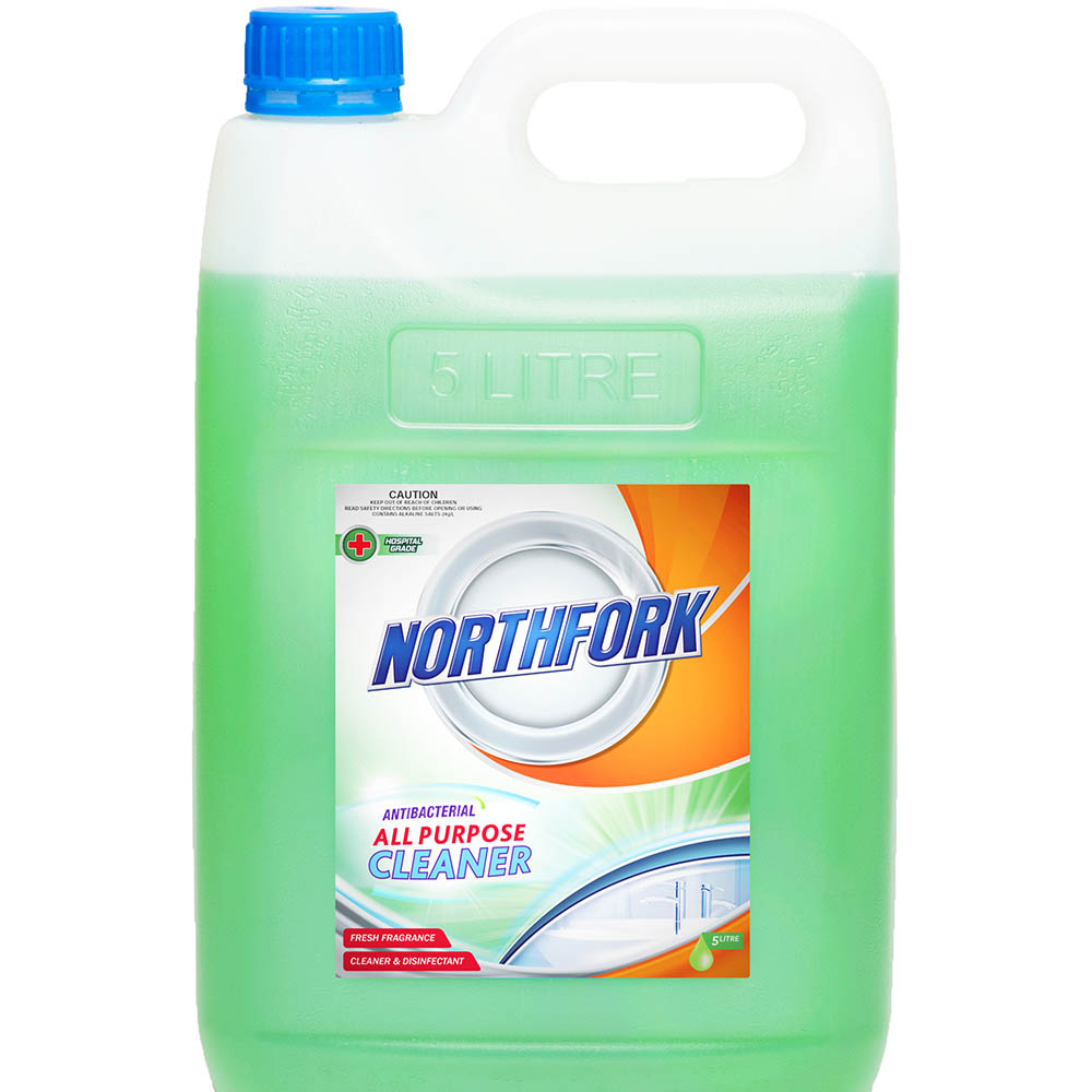 Image for NORTHFORK ALL PURPOSE CLEANER HOSPITAL GRADE ANTIBACTERIAL 5 LITRE from Emerald Office Supplies Office National