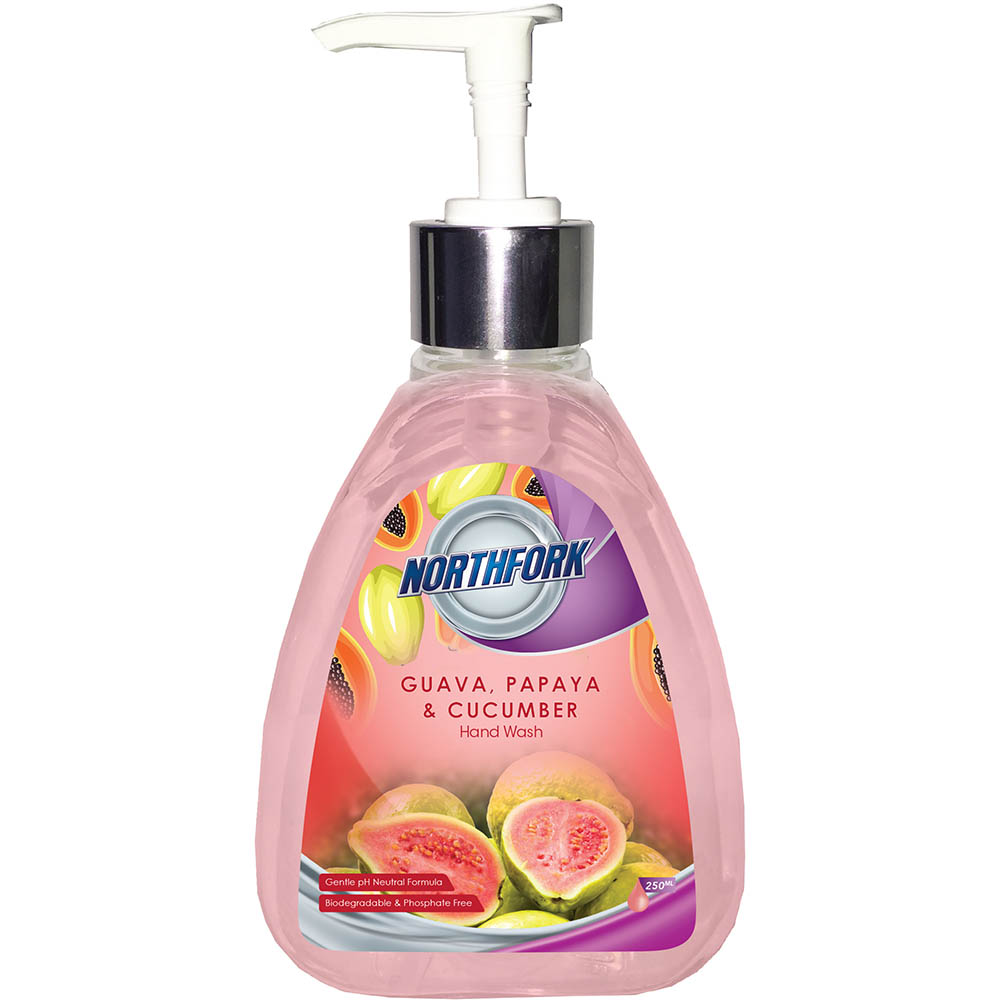 Image for NORTHFORK LIQUID HANDWASH 250ML GUAVA PAPAYA AND CUCUMBER from PaperChase Office National