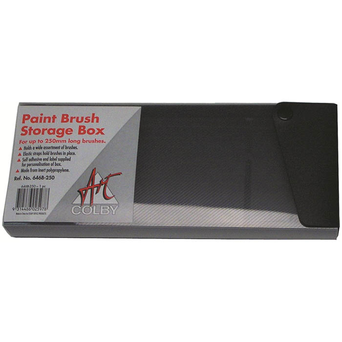 Image for COLBY ART BRUSH STORAGE BOX DRAWER 250MM PP BLACK from Office National Balcatta