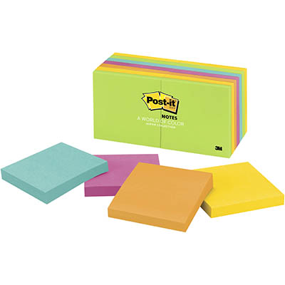 Image for POST-IT 654-14AU NOTES 76 X 76MM FLORAL FANTASY VALUE PACK 12 WITH 2 BONUS PADS from Our Town & Country Office National