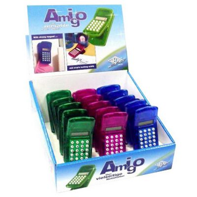 Image for WEDO AMIGO MAGNETIC NOTE HOLDER WITH CALCULATOR BOX 15 from Two Bays Office National
