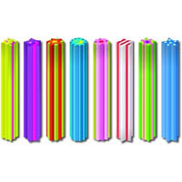 westcott eraser sticks assorted designs