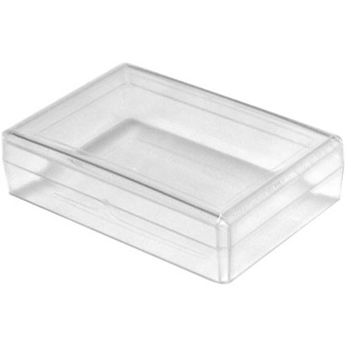Image for DEFLECTO BUSINESS CARD BOX 95 X 65 X 23MM CLEAR from Angletons Office National