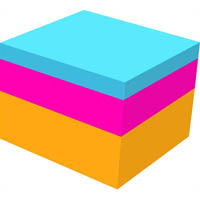 post-it 2053-elt-o note cube 76 x 76mm rio de janeiero