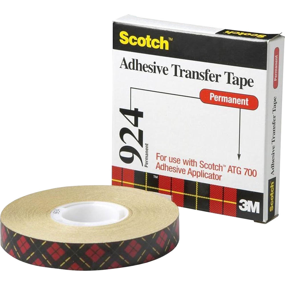 Image for SCOTCH 924 ATG ADHESIVE TRANSFER TAPE 12.5MM X 32.9M from PaperChase Office National