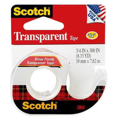 Image for SCOTCH 157S TRANSPARENT TAPE ON DISPENSER 19MM X 7.6M from Surry Office National