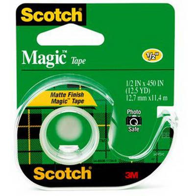 Image for SCOTCH 104 MAGIC TAPE ON DISPENSER 12MM X 11.4M from Mackay Business Machines (MBM) Office National