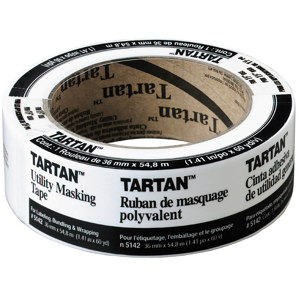 Image for TARTAN MASKING TAPE INDIVIDUALLY WRAPPED 36MM X 54.8M from Mackay Business Machines (MBM) Office National