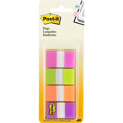 Image for POST-IT 680-PGOP2 FLAGS BRIGHT ASSORTED PACK 80 from Express Office National