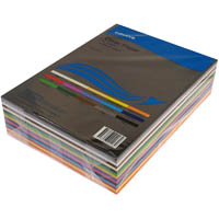 initiative cover paper 125gsm a4 15 colour assorted pack 500