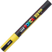 posca pc-3m paint marker bullet fine 1.3mm glitter yellow