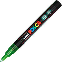 posca pc-3m paint marker bullet fine 1.3mm glitter green
