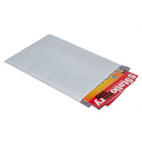 cumberland plastic bubble lined mailer 215 x 280mm plain white pack 5