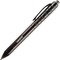 initiative ecowise recycled retractable ballpoint pen 1.0mm black box 12