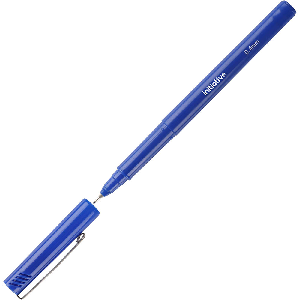 Image for INITIATIVE FINELINER PEN 0.4MM BLUE from Ezi Office Supplies Gold Coast Office National