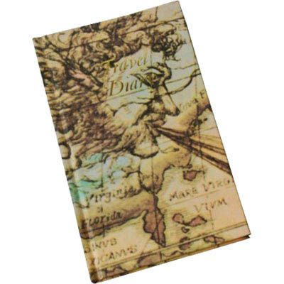 cumberland travel diary world motif 170 x 105mm