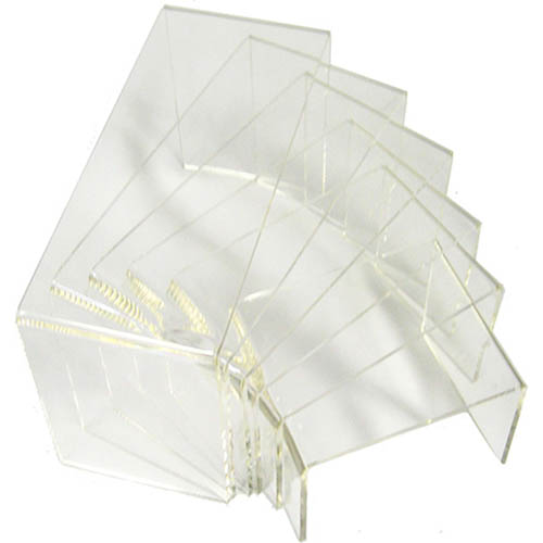 Image for DEFLECTO PRODUCT DISPLAY RISER CLEAR PACK 6 from Axsel Office National