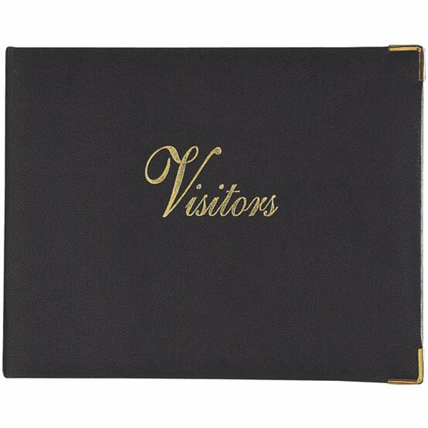 Image for ZIONS 72 VISITORS BOOK BLACK from Darwin Business Machines Office National