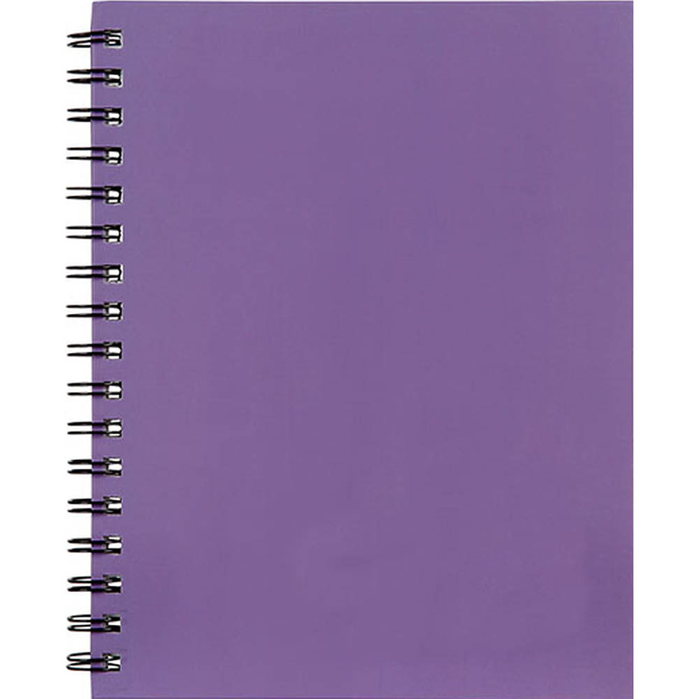 Image for CUMBERLAND COLOURED NOTEBOOK SPIRAL BOUND FEINT RULED 200 LEAF A4 BRIGHT ASSORTED from Express Office National