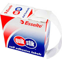 quikstik label dispenser circle 24mm white pack 550