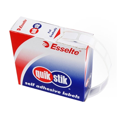 Image for QUIKSTIK RECTANGULAR LABEL 10 X 16MM WHITE BOX 1500 from OFFICE NATIONAL CANNING VALE