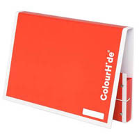 colourhide my handy document box a4 red