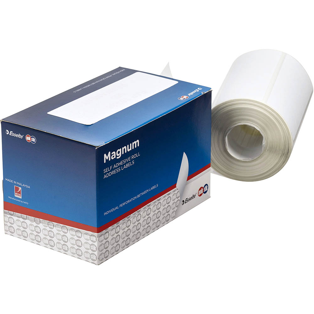 Image for QUIKSTIK LABEL DISPENSER ADDRESS ROLL 103 X 36MM WHITE PACK 500 from PaperChase Office National