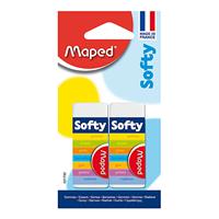 maped softy eraser pack 2