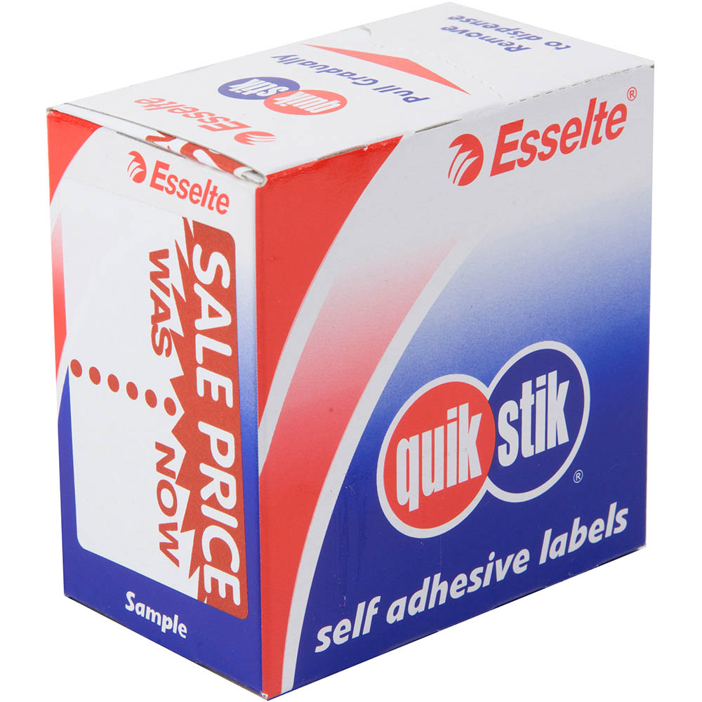Image for QUIKSTIK LABEL DISPENSER SALE PRICE WAS/NOW 44 X 65MM ORANGE/WHITE PACK 100 from Axsel Office National