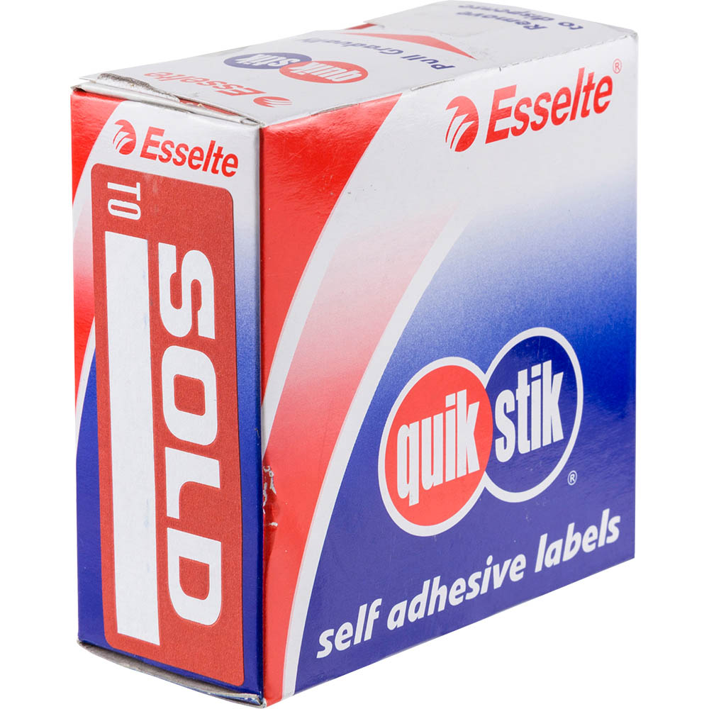 Image for QUIKSTIK LABEL DISPENSER SOLD TO 29 X 76MM ORANGE PACK 160 from Pirie Office National