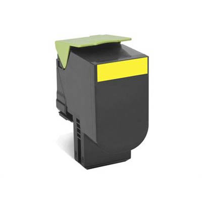 Image for LEXMARK 80C80Y0 808Y TONER CARTRIDGE YELLOW from Office National